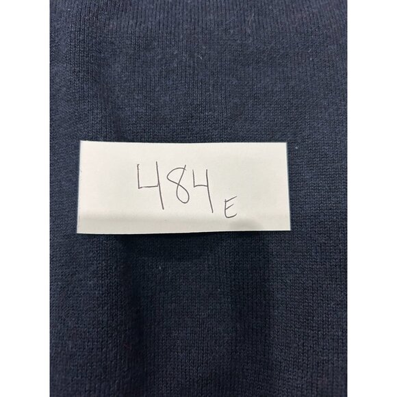 Roundtree & Yorke 2XB Navy Sleeveless Sweater Vest With Half-Zip Collar - Picture 7 of 7